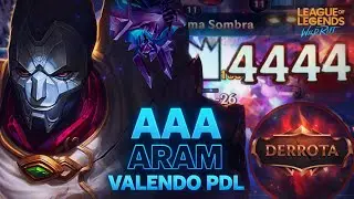 AAA ARAM ESTÁ VALENDO PDL E NEM SABÍAMOS | WILD RIFT