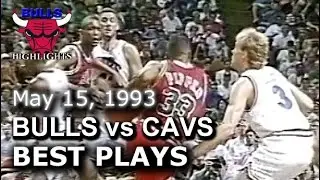 1993 Bulls vs Cavaliers game 3 highlights