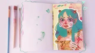 Painting Lum Invader 🐯 || Quick Painting in my Sketchbook