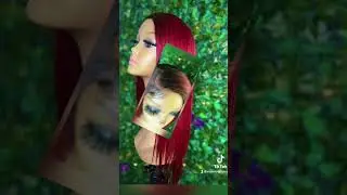 #laceclosurewig #wigs #haircolor #redhair #wigmaker