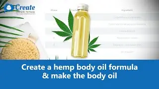How to make a Hemp body oil