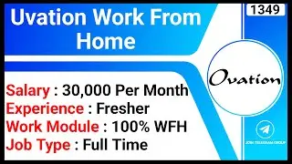 Uvation Work From Home | WFH Jobs | Online Earn Money Job | Product Analyst Jobs