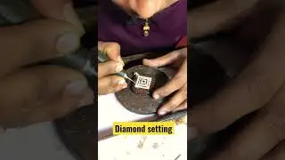 Diamonds Setting in Pendant #ytshorts #shorts #diamondpendants