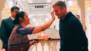 Визит Дэвида Бекхэма в Индию 🇮🇳 | Благотворительность, футбол и уличная еда