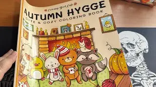 Finished coloring book Autumn Hygge 