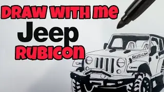 Drawing Jeep Rubicon