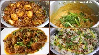 Egg Biryani And Mutton Mughlai Recipe (Combo Recipe)