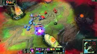 Syndra vs Lee Sin, Q vs E Knockback Tests [Patch 5.14]