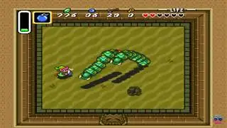 How to defeating the three Lanmolas in the Desert Palace - The legend of Zelda: A Link to the Past