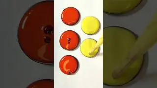 Satisfying artwork 🪙💦❤️#shorts #coin #colors #art