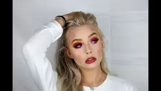 Purple Sunset Smokey Eye Makeup Tutorial
