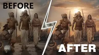 Adipurush Trailer VFX Recreated | Adipurush  | vfx | Om Raut | Prabhas