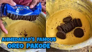 Ahmedabad's Famous OREO KE PAKODE😱😱 ये क्या देख लिया🥵🥵 Indian Street Food | Gujarat