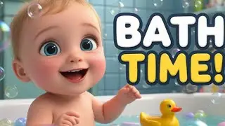 Bath Time Song 🛁 | Fun Bath Song for Kids & Toddlers | #BathSong #KidsSongs #NurseryRhymes