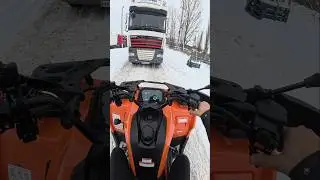 ДОСТАЮ ФУРУ КВАДРОЦИКЛОМ из СНЕГА 💀