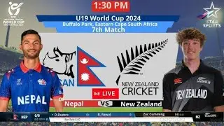 U19 worldcup Live Stream Nepal vs New Zealand