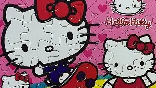 Hello Kitty - solving jigsaw puzzle for kids with Sanrio Character | Puzzle Lovers