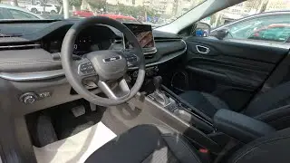 Полный визуальный обзор Jeep Compass 2023 Limited Pearl White