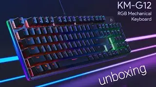 Unboxing the 50 dollar Aukey kmg12 |ASMR|?
