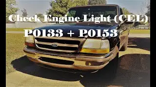 1999 Ford Ranger 3.0 Flex Check Engine CEL P0133 P0153 o2 Sensor Replacement partial time lapse