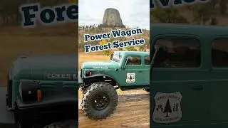 Dodge Power Wagon Axial SCX24 #rc #rccar #rctruck #rccrawler #shorts #trending #4x4 #devilstower
