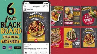Instagram Ads for Restaurants - After Effects Template