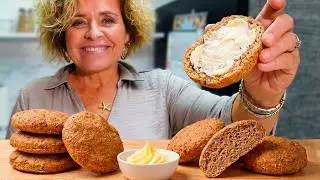 PAN saludable con fibra, SIN GLUTEN, con proteína, y en menos de 10 minutos lo tienes listo!