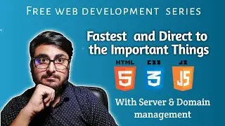 Learn and Earn Skills Video series | Fastest Web development Course Series |Setup and Intro | Part 1