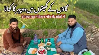 Lunch in the village fields | Nice Munda Vlog