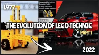 The Evolution of LEGO TECHNIC: Every Technic set from 1977 to 2022 (PART 1)