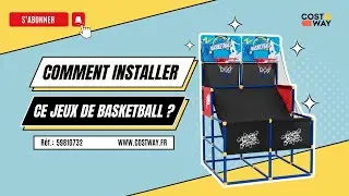 Comment installer ce jeu d’arcade de basket-ball de Costway ?