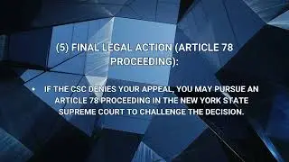 NYPD Disqualification- Understanding the NYPD Disqualification Appeal process
