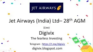 JET AIRWAYS (INDIA) LIMITED - 27th Annual General Meeting (AGM) - 15 June 2021| Digivix