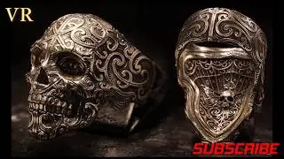 LATEST GOLD SKULL RING DESIGNS FOR MEN || Skull Diamond Ring || Silver Skull Ring