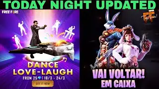 today night updated - free fire events and updated store gaming