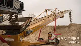 Van Trier - Z25-100XW Stacker - Haldenband - Ship Loader (Time Lapse)