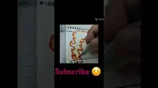 Fire earth air and water art #short