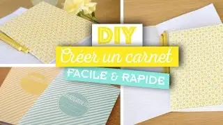 DIY // Accessoires // Fabriquer soi-même ses carnets à petit prix