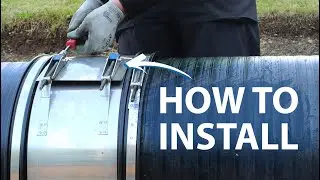 How To Install A Fernco Extra Wide Large Coupling