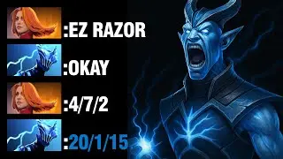 Razor Carry Is UNSTOPPABLE in Patch 7.40b | 20 Kills Immortal Gameplay