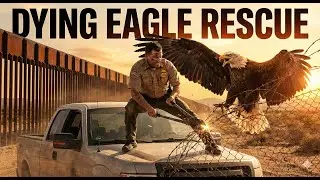 rescue | rescue A dying eagle on the border fence - animal rescue