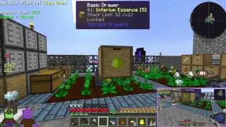 Minecraft Sky Factory 3 E19 Flux Networks and Growth Accelerator