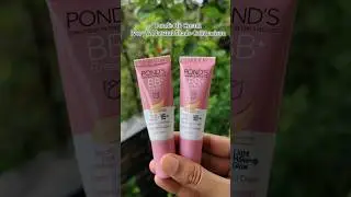 Pond's BB Cream Ivory & Natural Shade Comparison | #pondsbbcream #ponds #shorts #viral #trending