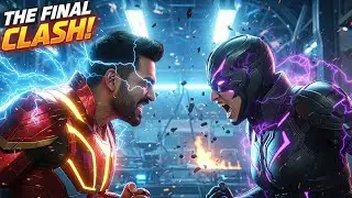 Light vs Dark ⚡ Epic AI Battle Scene  #cartoon#shortfilm 