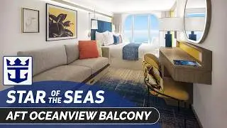 Круизный лайнер Star of the Seas | Экскурсия по каюте с балконом и видом на океан в кормовой част...