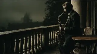 Midnight Jazz on Balcony 🎷🌫️ | Classic Smooth Saxophone to Relax & Sleep (Live)