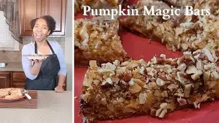 PUMPKIN MAGIC BARS| How to make low carb pumpkin bars