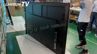 100 Inch Dual Systems Interactvie Touch Screen Whiteboard