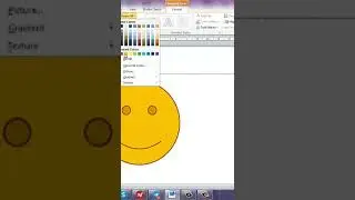 Smile face in word