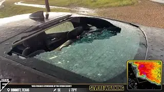 West Texas Big Hail And Nipple Funnel - Live As It Happened
